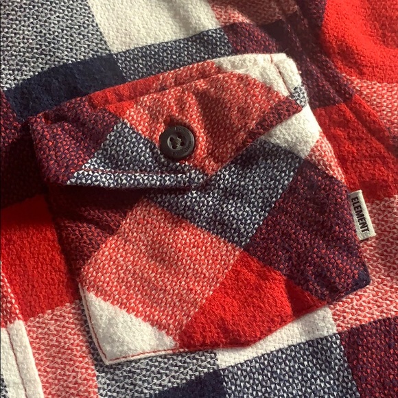 Element long-sleeve plaid shirt with hood - Picture 5 of 6